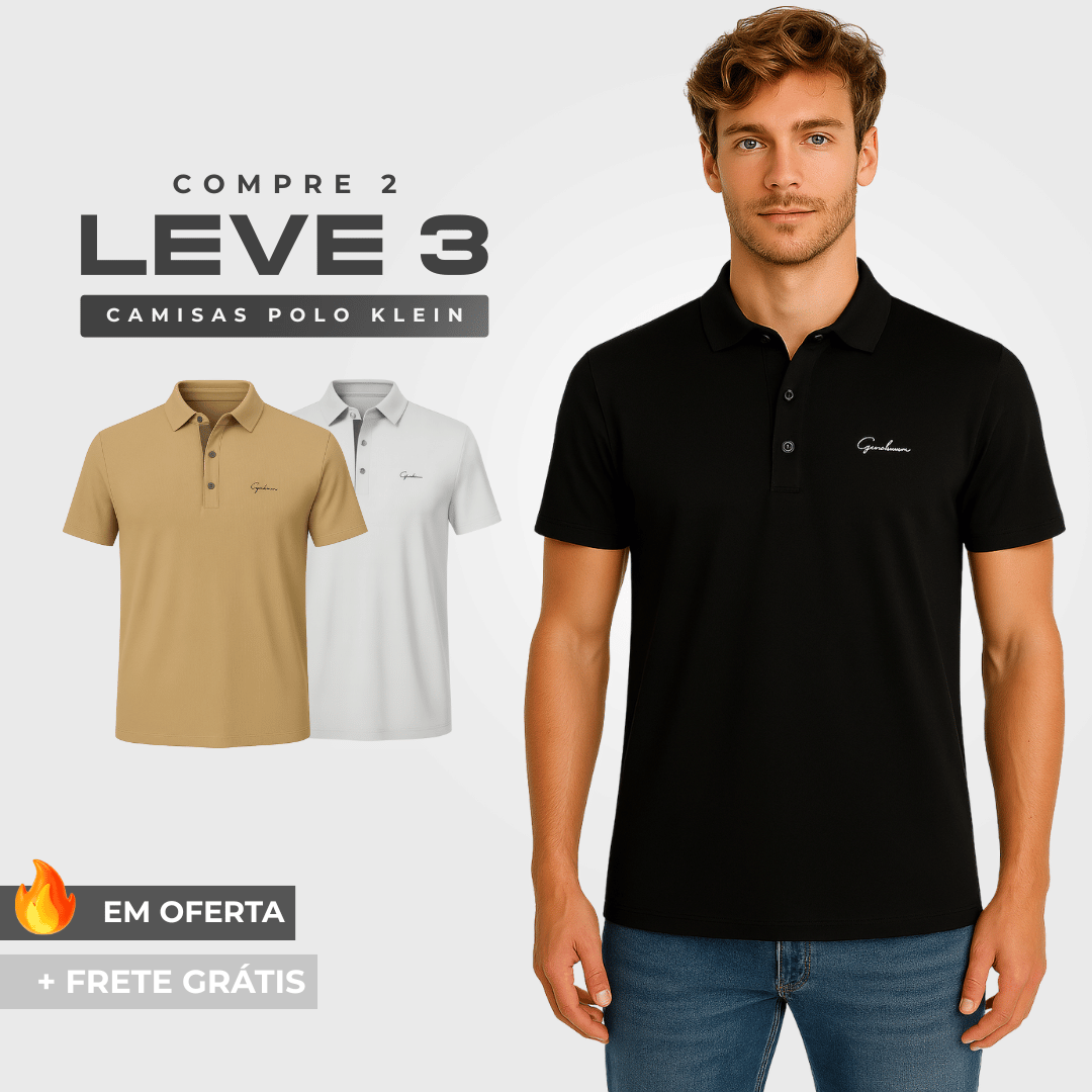 |Compre 2 Leve 3| - Camisa Polo Klein!