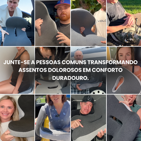 Almofada Ortopédica para Assento Confortável e Macia - PAGUE 1 LEVE 2 + FRETE GRÁTIS ATÉ 23:59